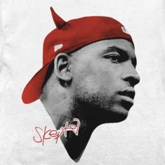 Skepta Face Hip Hop Graphics Classic Unisex Retro T-Shirt 170 - Picture 2 of 5